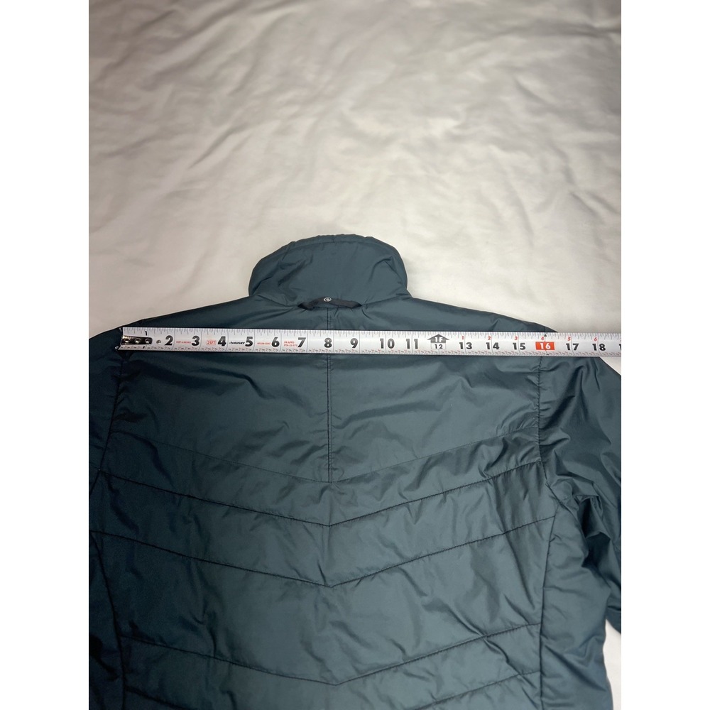 Vintage Columbia Interchange Puffer Jacket Women's M Black Sm Embroidered Swirls - Picture 13 of 16